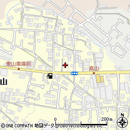 堺ヤクルト販売株式会社　東山センター周辺の地図
