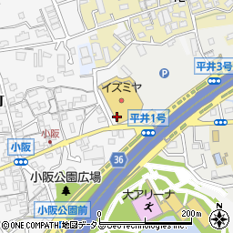 小阪ぺんぎん公園周辺の地図