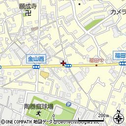 大阪府堺市中区福田544周辺の地図