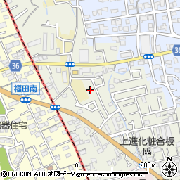 大阪府堺市東区草尾760周辺の地図