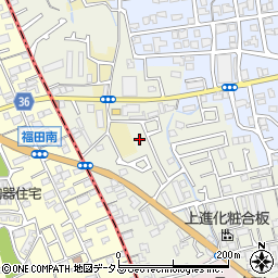 大阪府堺市東区草尾760周辺の地図