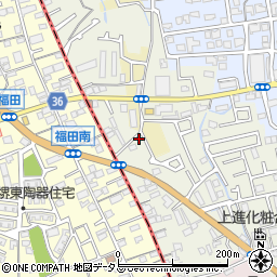 大阪府堺市東区草尾318-7周辺の地図