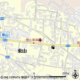 南海ウイングバス金岡株式会社　東山営業所周辺の地図
