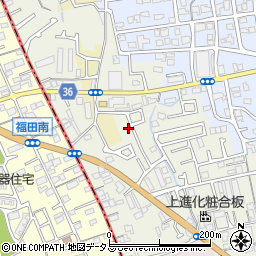 大阪府堺市東区草尾760-13周辺の地図