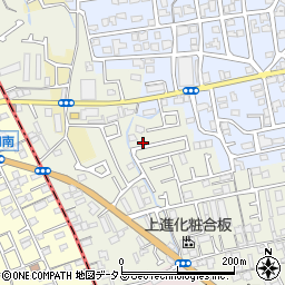 大阪府堺市東区草尾755-5周辺の地図