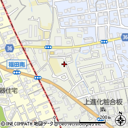 大阪府堺市東区草尾760-12周辺の地図