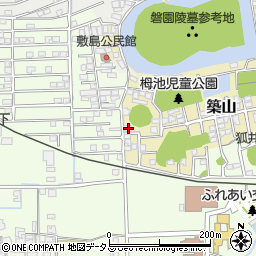 奈良県大和高田市築山332-4周辺の地図