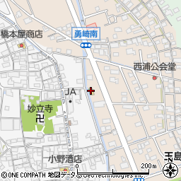 セブンイレブン倉敷玉島勇崎店周辺の地図
