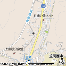 笠岡井原線周辺の地図