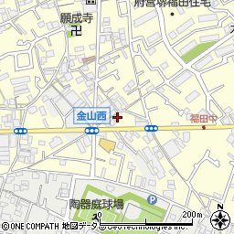 大阪府堺市中区福田540周辺の地図