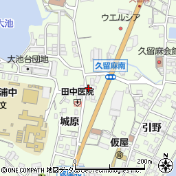 兵庫県淡路市久留麻城原1912-5周辺の地図