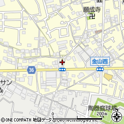 大阪府堺市中区福田653周辺の地図
