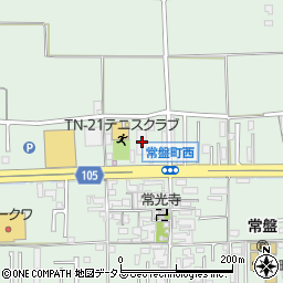 奈良県橿原市常盤町499-1周辺の地図