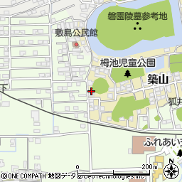奈良県大和高田市築山332-11周辺の地図