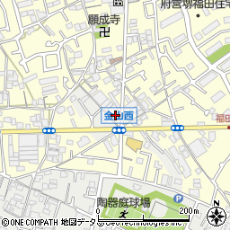 大阪府堺市中区福田634周辺の地図