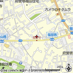 大阪府堺市中区福田560周辺の地図