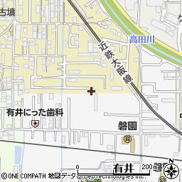 奈良県大和高田市築山191周辺の地図