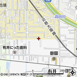 奈良県大和高田市築山191周辺の地図