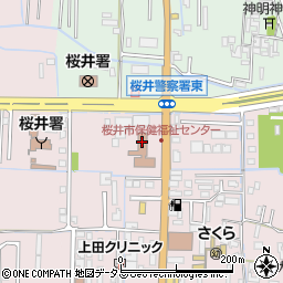 桜井市社会福祉協議会周辺の地図