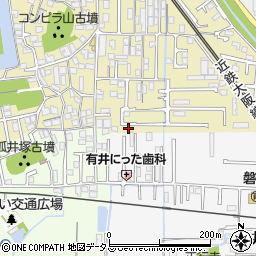 奈良県大和高田市築山201-11周辺の地図