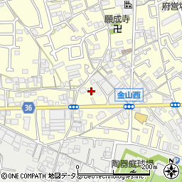 大阪府堺市中区福田638周辺の地図
