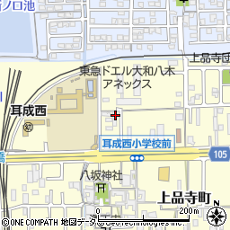 奈良県橿原市上品寺町332-1周辺の地図