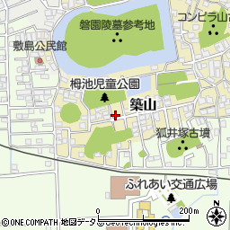 奈良県大和高田市築山313周辺の地図