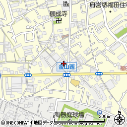 大阪府堺市中区福田632周辺の地図