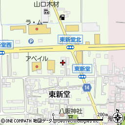 奈良県桜井市東新堂354周辺の地図