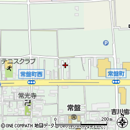 奈良県橿原市常盤町544-10周辺の地図