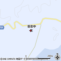 鳥羽市立答志中学校周辺の地図