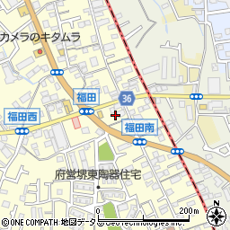 大阪府堺市中区福田488周辺の地図