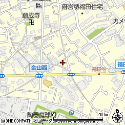大阪府堺市中区福田545周辺の地図