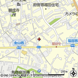 大阪府堺市中区福田546周辺の地図