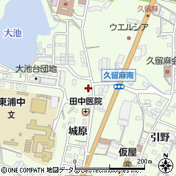 兵庫県淡路市久留麻城原1847-1周辺の地図