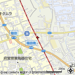 大阪府堺市東区草尾313周辺の地図