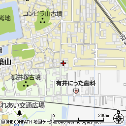 奈良県大和高田市築山202周辺の地図