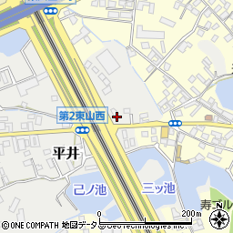 セブンイレブン堺東山店周辺の地図