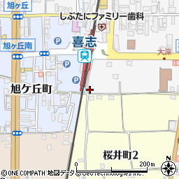 エコロパーク喜志駅前第一駐車場周辺の地図