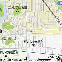 奈良県大和高田市築山203-17周辺の地図