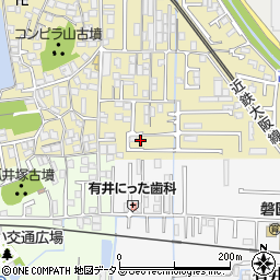 奈良県大和高田市築山201周辺の地図