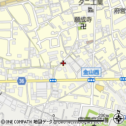 大阪府堺市中区福田637周辺の地図
