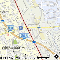 大阪府堺市東区草尾313-7周辺の地図