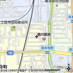 奈良県橿原市上品寺町401-12周辺の地図