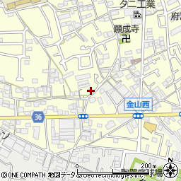 大阪府堺市中区福田780周辺の地図