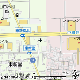 奈良県桜井市東新堂344周辺の地図