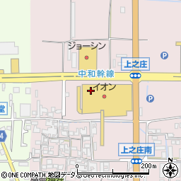 奈良県桜井市上之庄周辺の地図