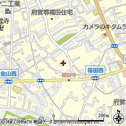 大阪府堺市中区福田557周辺の地図