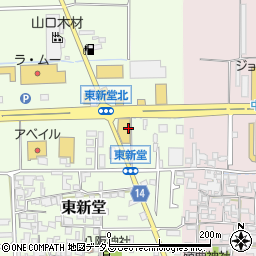 奈良県桜井市東新堂349周辺の地図