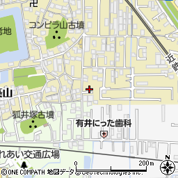 奈良県大和高田市築山203-3周辺の地図